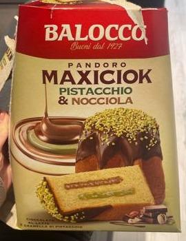 Фото - Pandoro maxiciok pistacchio & nocciola Balocco