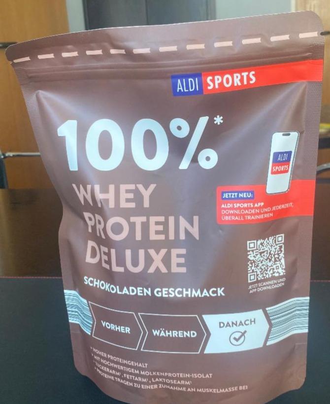 Фото - 100% Whey protein deluxe Schokoladen geschmack Aldi Sports