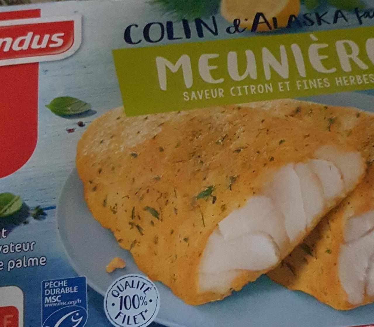 Фото - Colin d'alaska meunière saveur citron fines herbest Findus