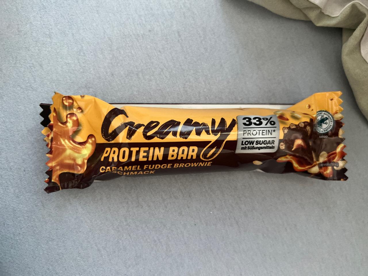 Фото - Creamy Protein Bar Fudge Brownie Geschmac