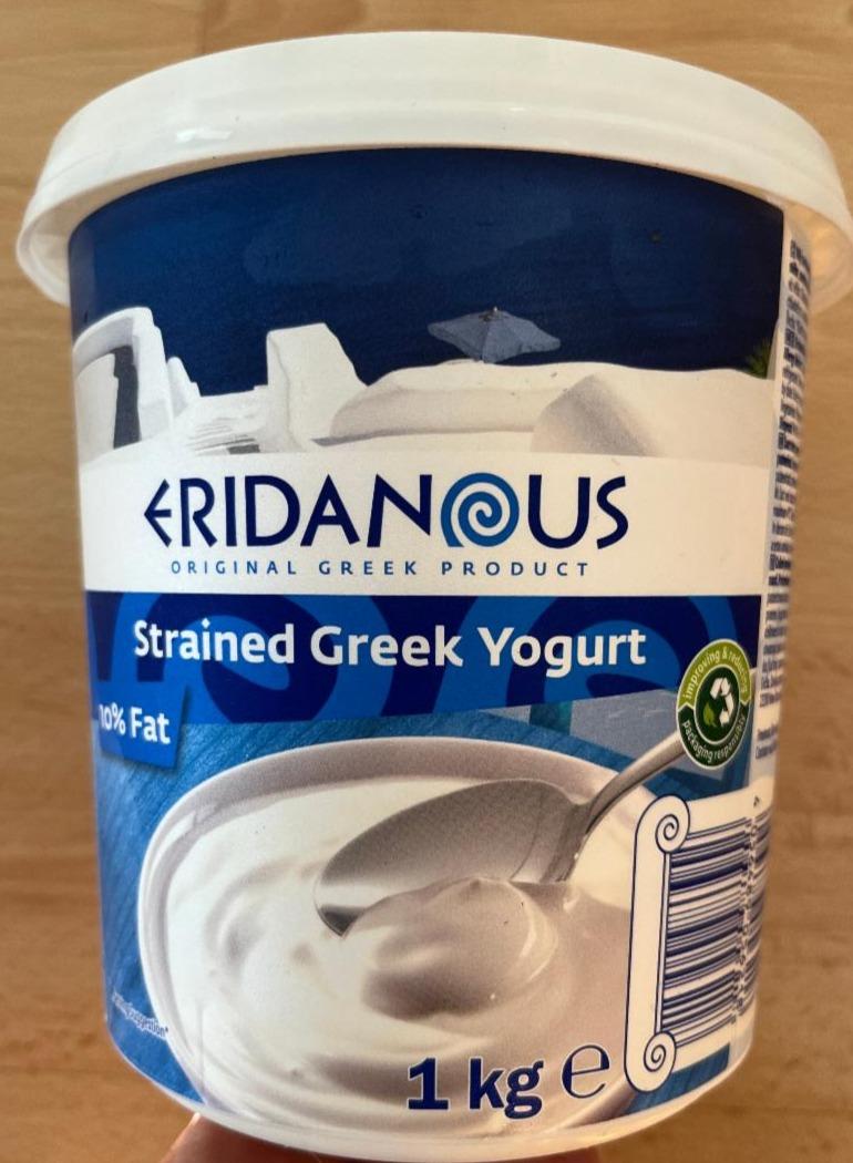 Фото - Strained greek yogurt 10% Eridanous