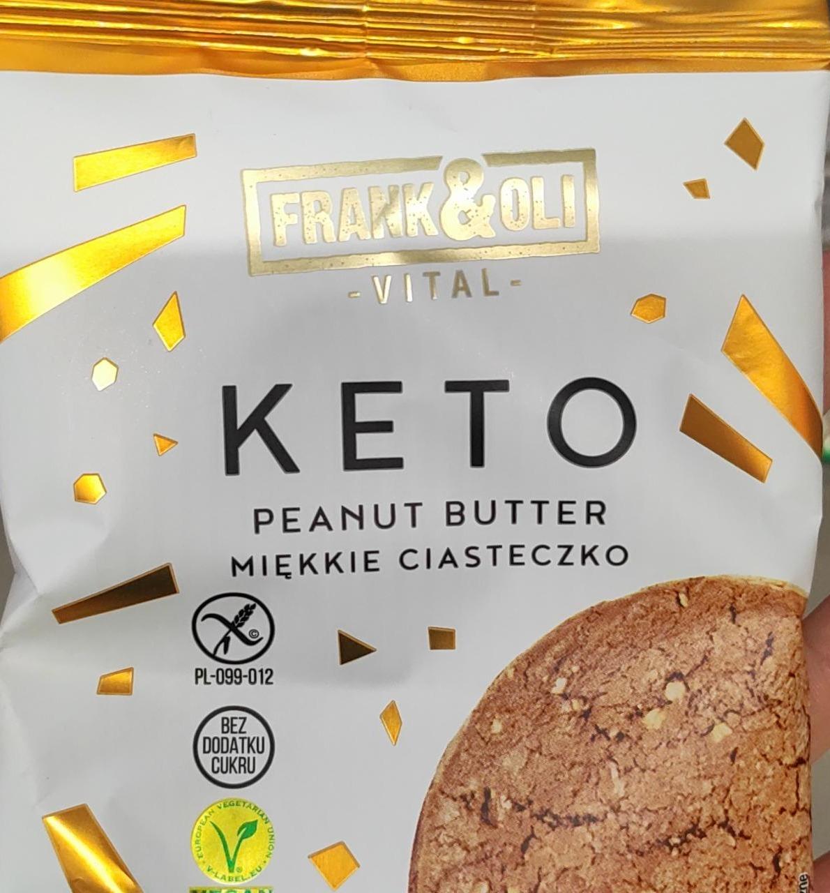 Фото - Keto peanut butter miękkie ciasteczko Frank&Oli