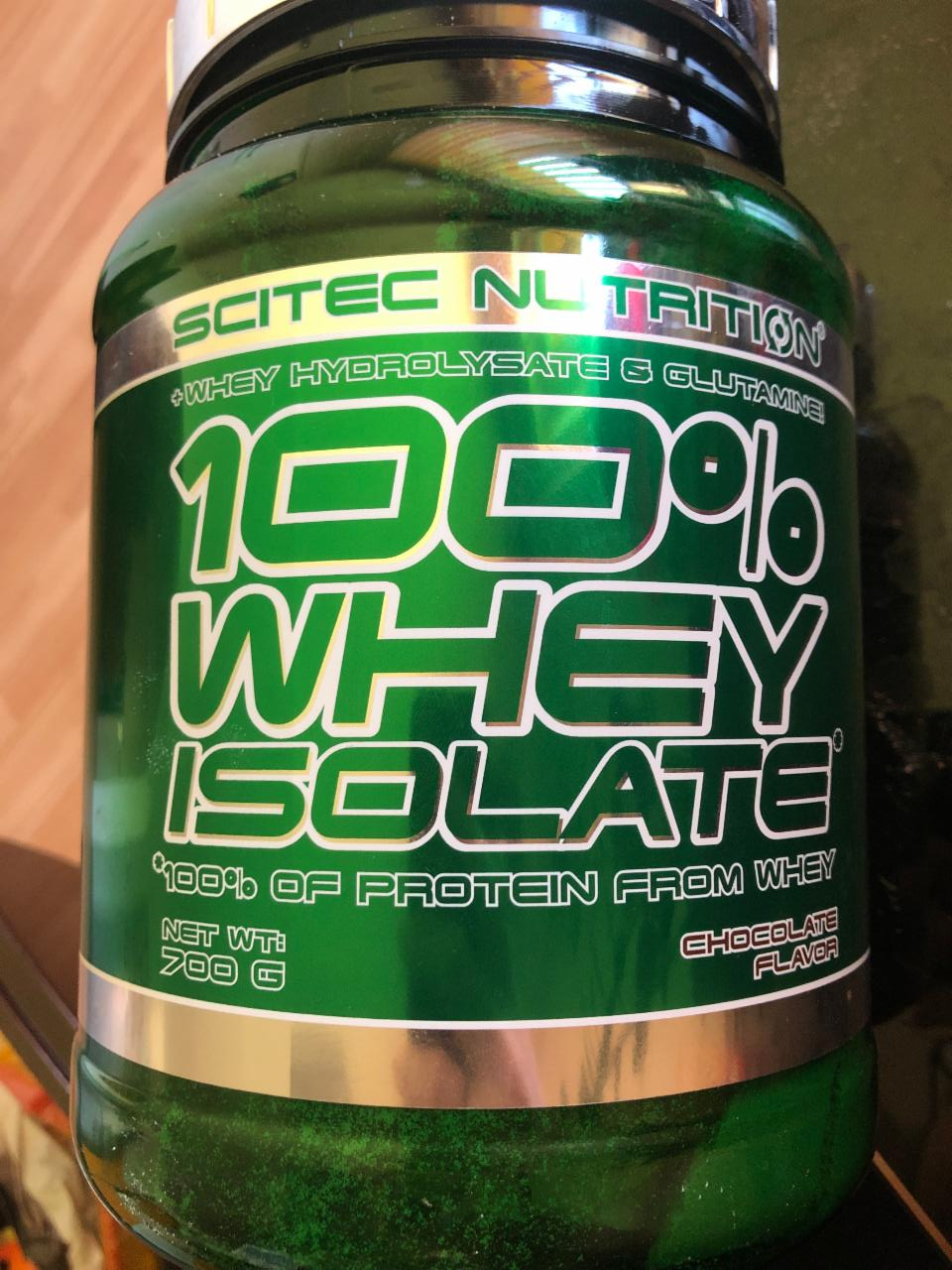 Фото - 100% whey isolate chocolate flavor Scitec Nutrition