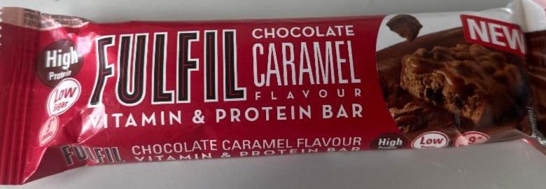 Фото - Fulfil Chocolate caramel flavour vitamin&protein bar Fulfil