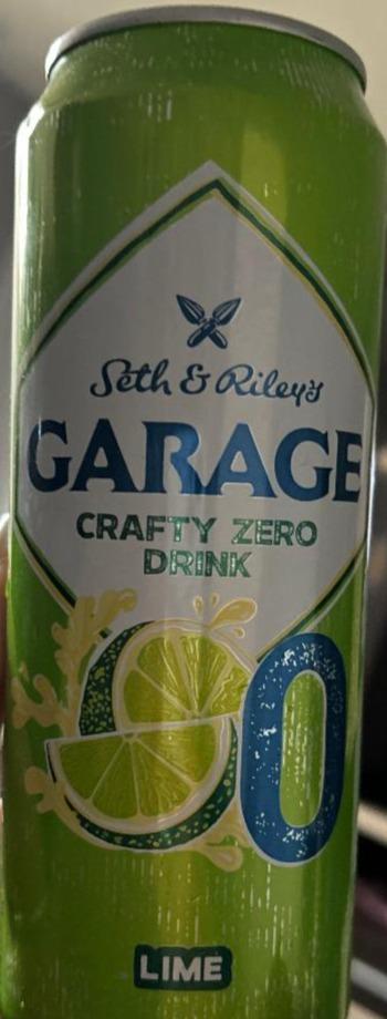 Фото - Напиток пивной безалкогольный crafty zero drink lime Garage