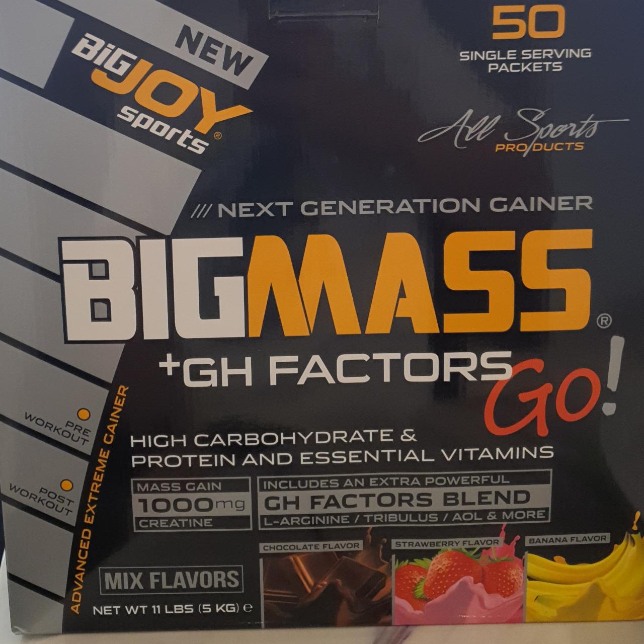 Фото - Bigmass Banana Flavour Big Joy Sports