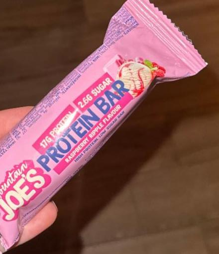 Фото - Protein bar raspberry ripple flavour Mountain Joe's