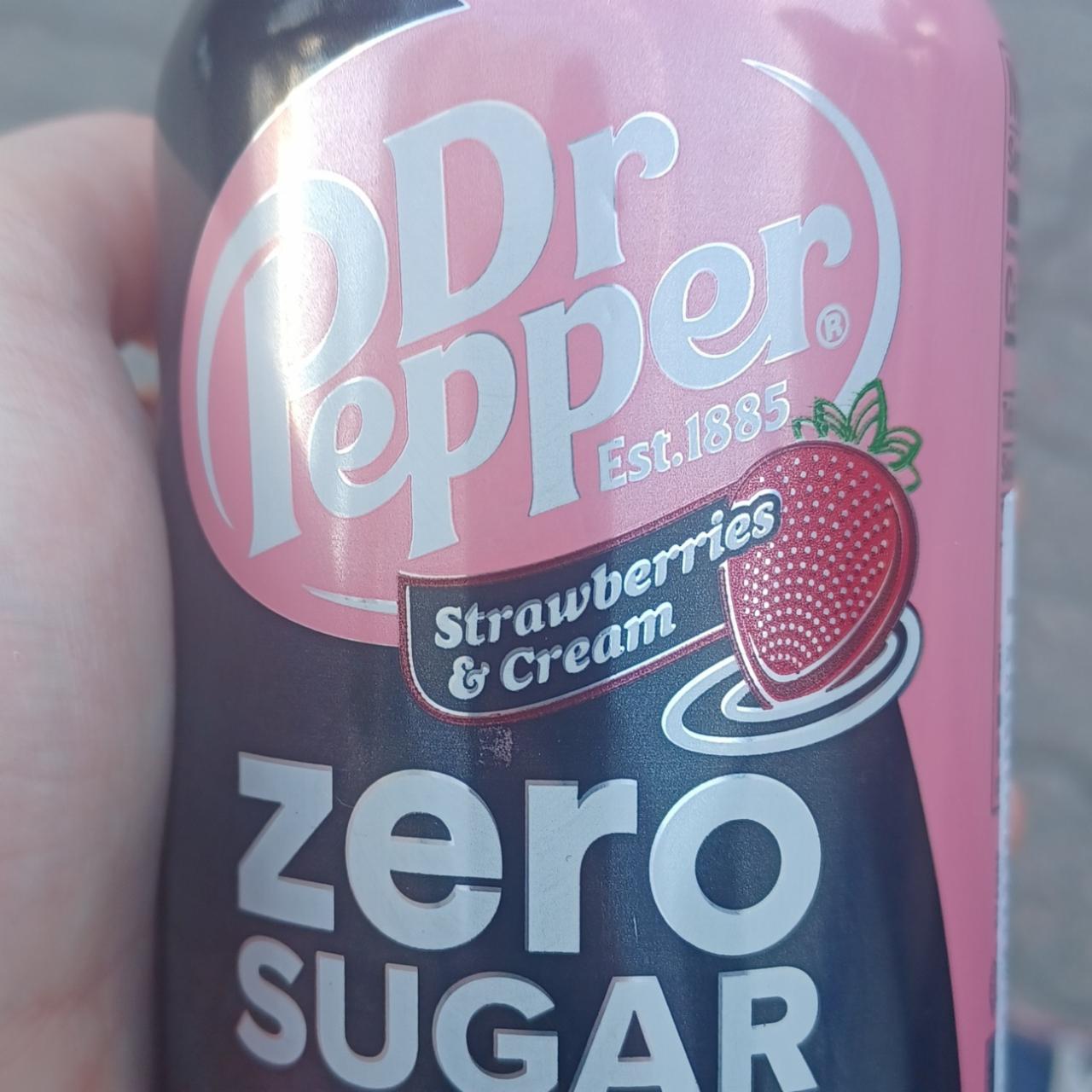 Фото - Stawberries&Cream zero sugar Dr Pepper