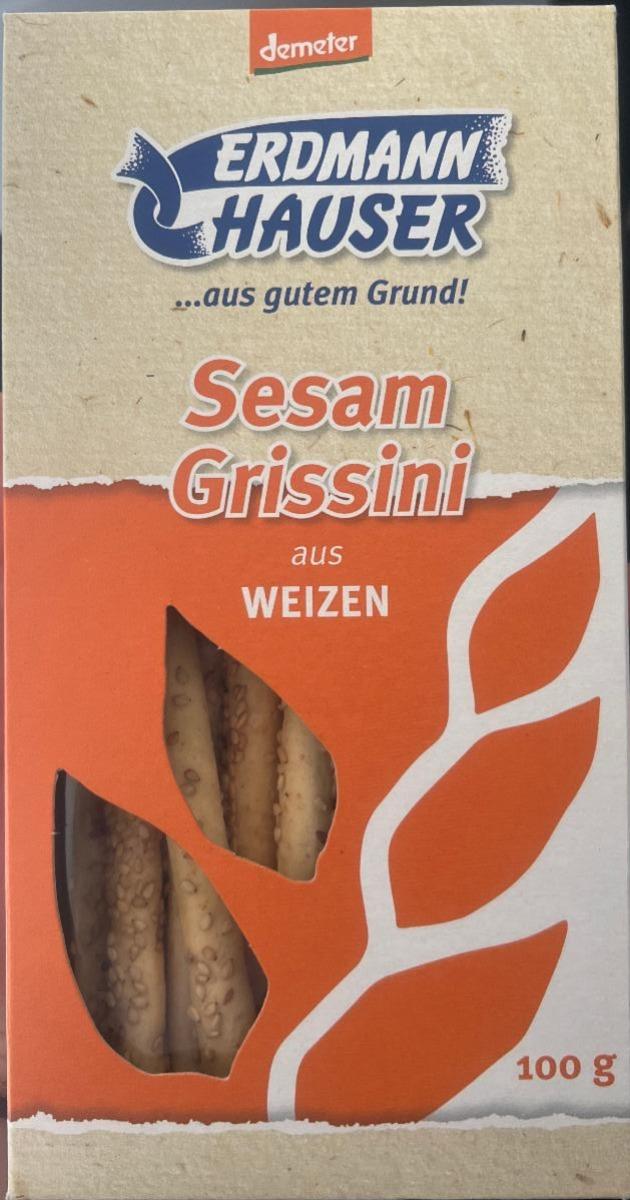 Фото - Erdmann hauser aus gutem grund Sesam grissini aus weizen Demeter