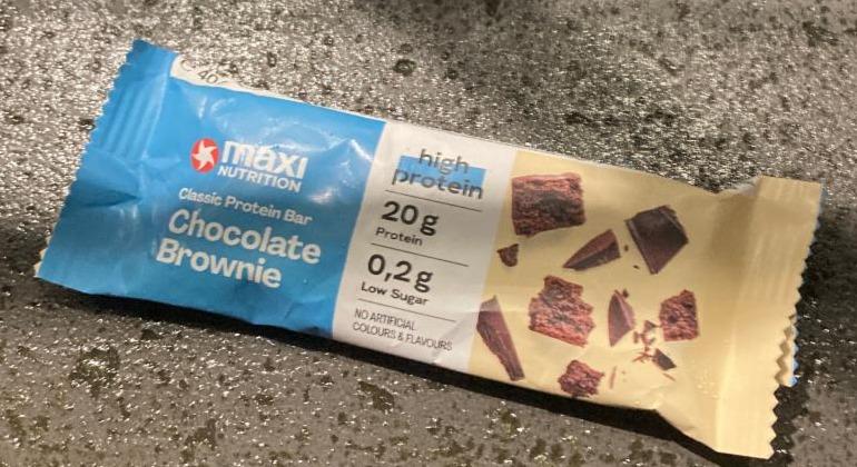 Фото - High protein chocolate brownie classic protein bar Maxi nutrition