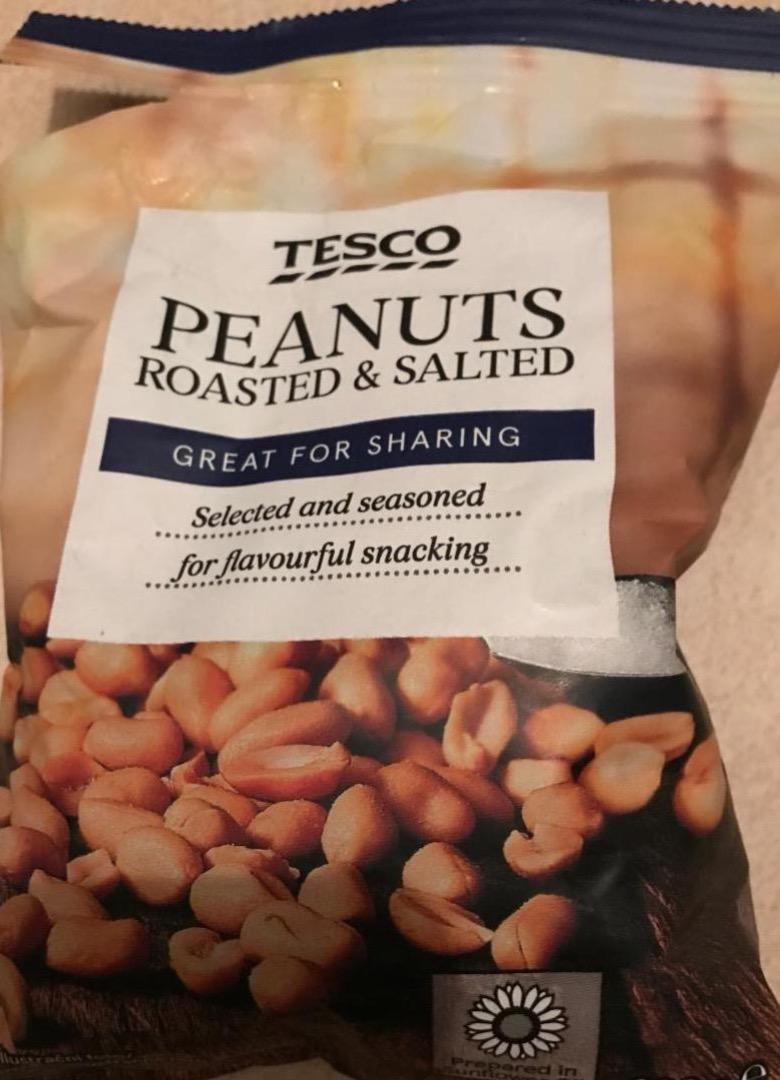 Фото - Peanuts roasted&salted Tesco