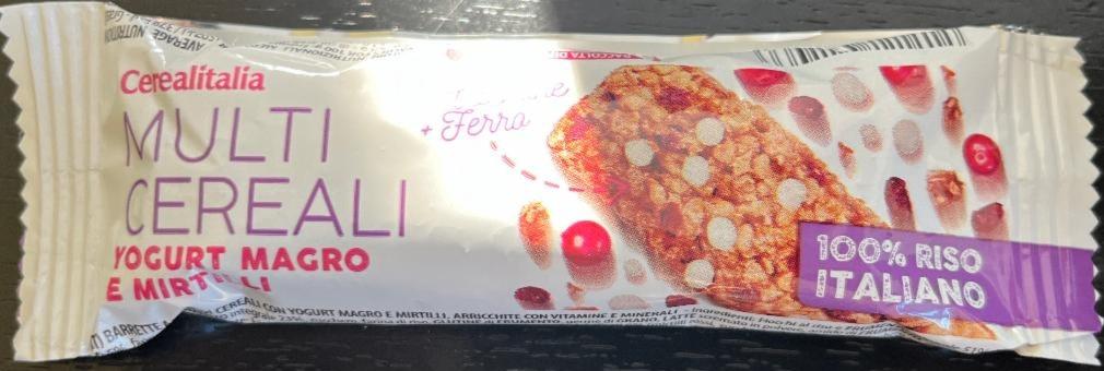 Фото - Barretta multi cereali yogurt magro e frutti di bosco Cerealitalia