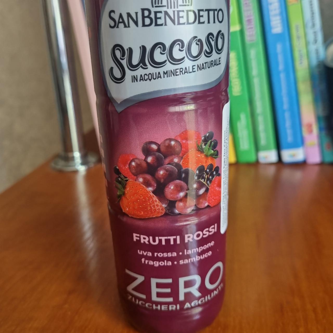 Фото - Напиток Succoso Frutti Rossa Zero San Benedetto