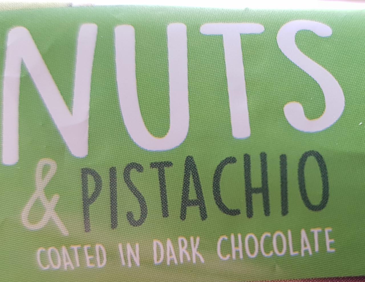 Фото - Nuts&pistachio coated in dark chocolate Emco