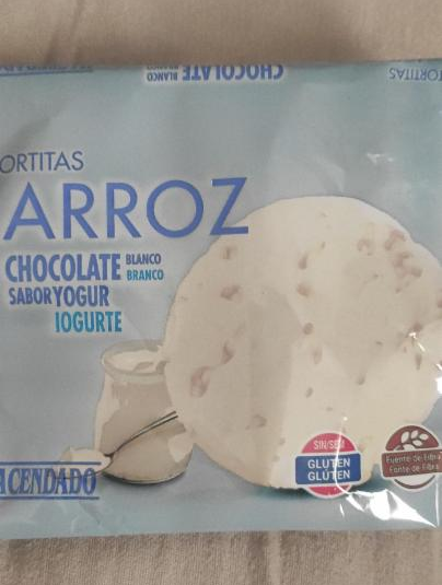 Фото - Arroz Chocolate Blanco Sabor Yogur хлебцы с йогуртом и шоколадом Tortitas Hacendado