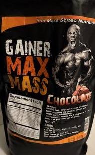 Фото - Gainer max mass iron chocolate flavour Scitec Nutrition