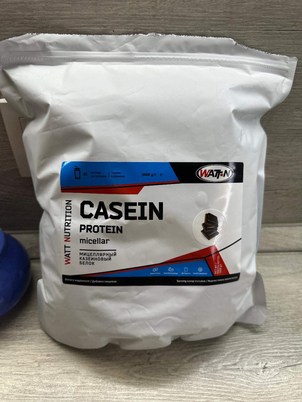 Фото - Протеин с казеином casein protein micelles Watt nutrition