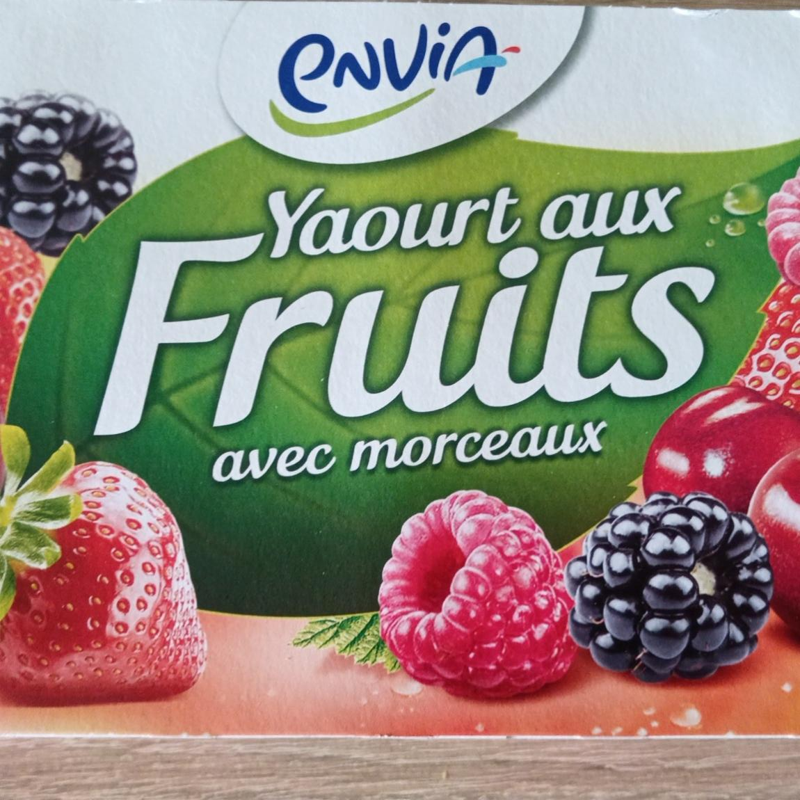 Фото - Yaourt aux Fruits avec morceaux Envia