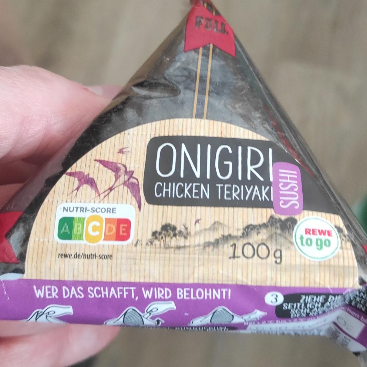 Фото - Onigiri chiken teriyaki Rewe to go