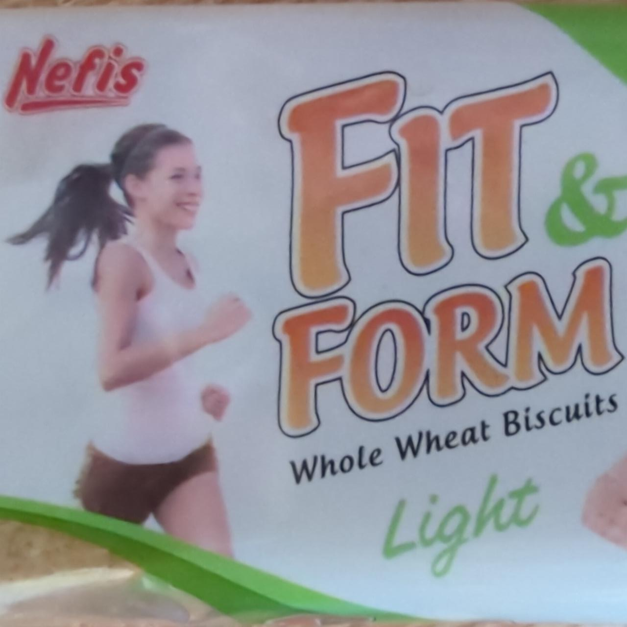 Фото - Fit&Form whole wheat biscuits Nefis