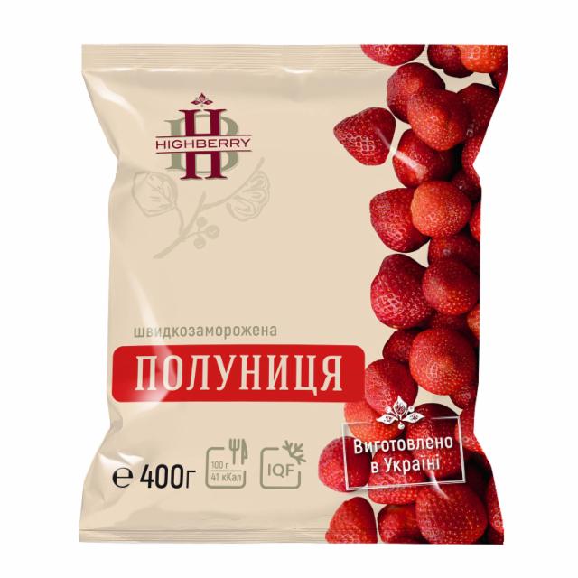 Фото - Быстрозамороженная клубника Highberry