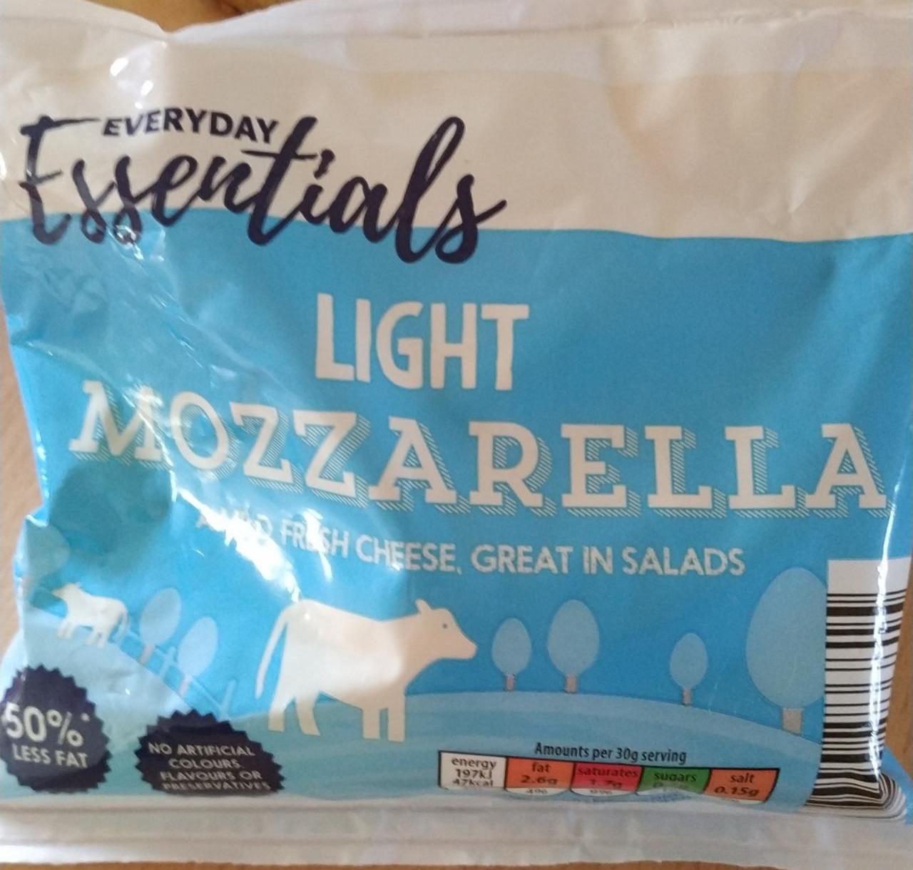 Фото - Mozzarella light Everyday Essentials