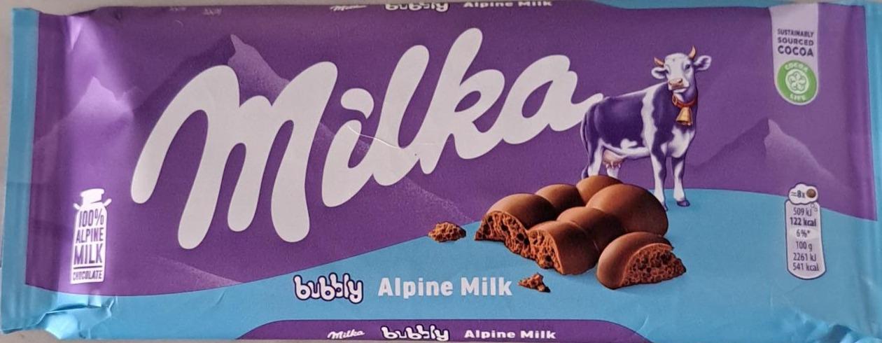 Фото - Milk bubbly alpine Milka