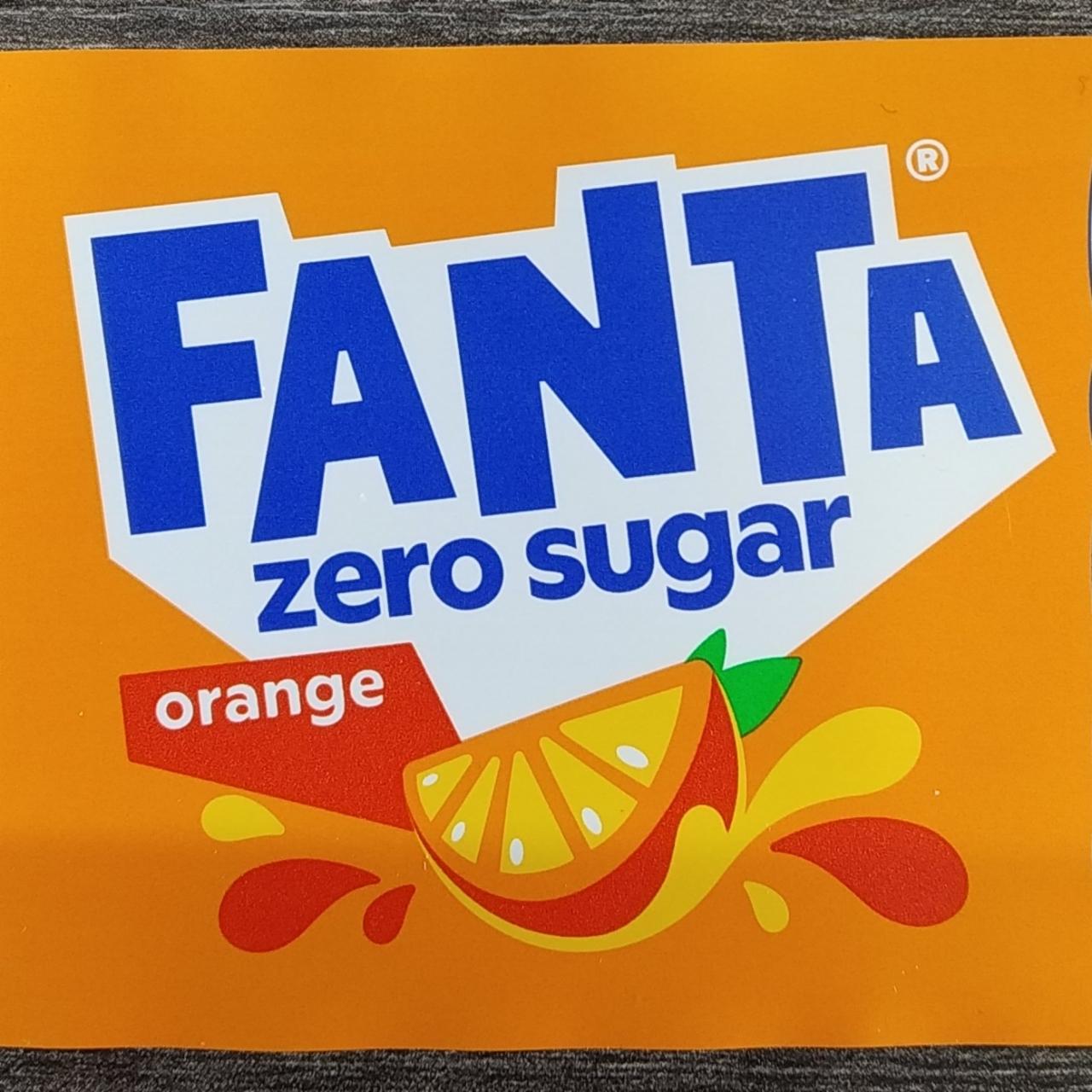 Фото - Напиток безалкогольный сильногазированный сокосодержащий Orange Zero Sugar Fanta