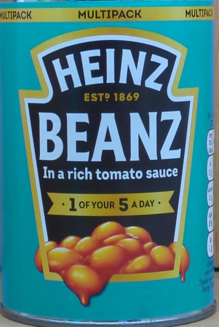 Фото - Beanz in a rich tomāto sauce Heinz