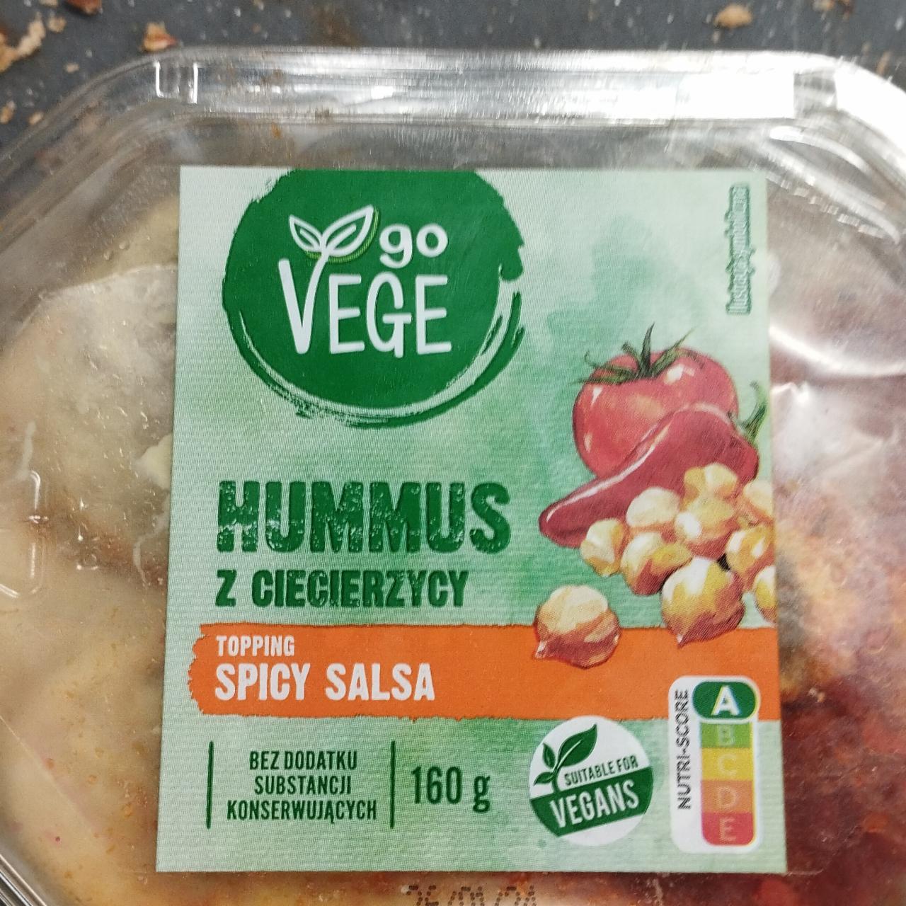 Фото - Hummus z toppingiem spicy salsa go Vege