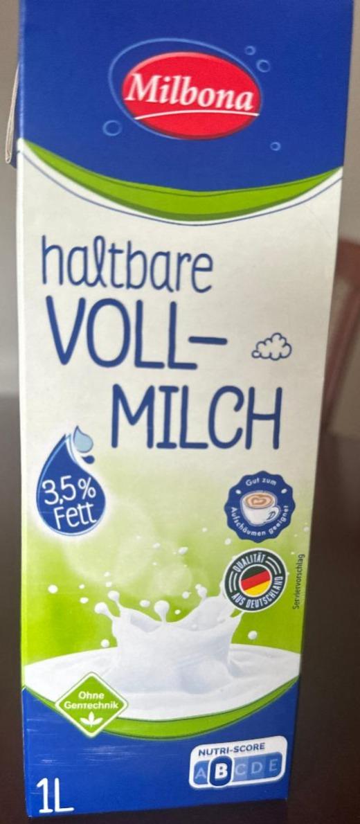 Фото - Haltbare voll-milch 3,5% Milbona