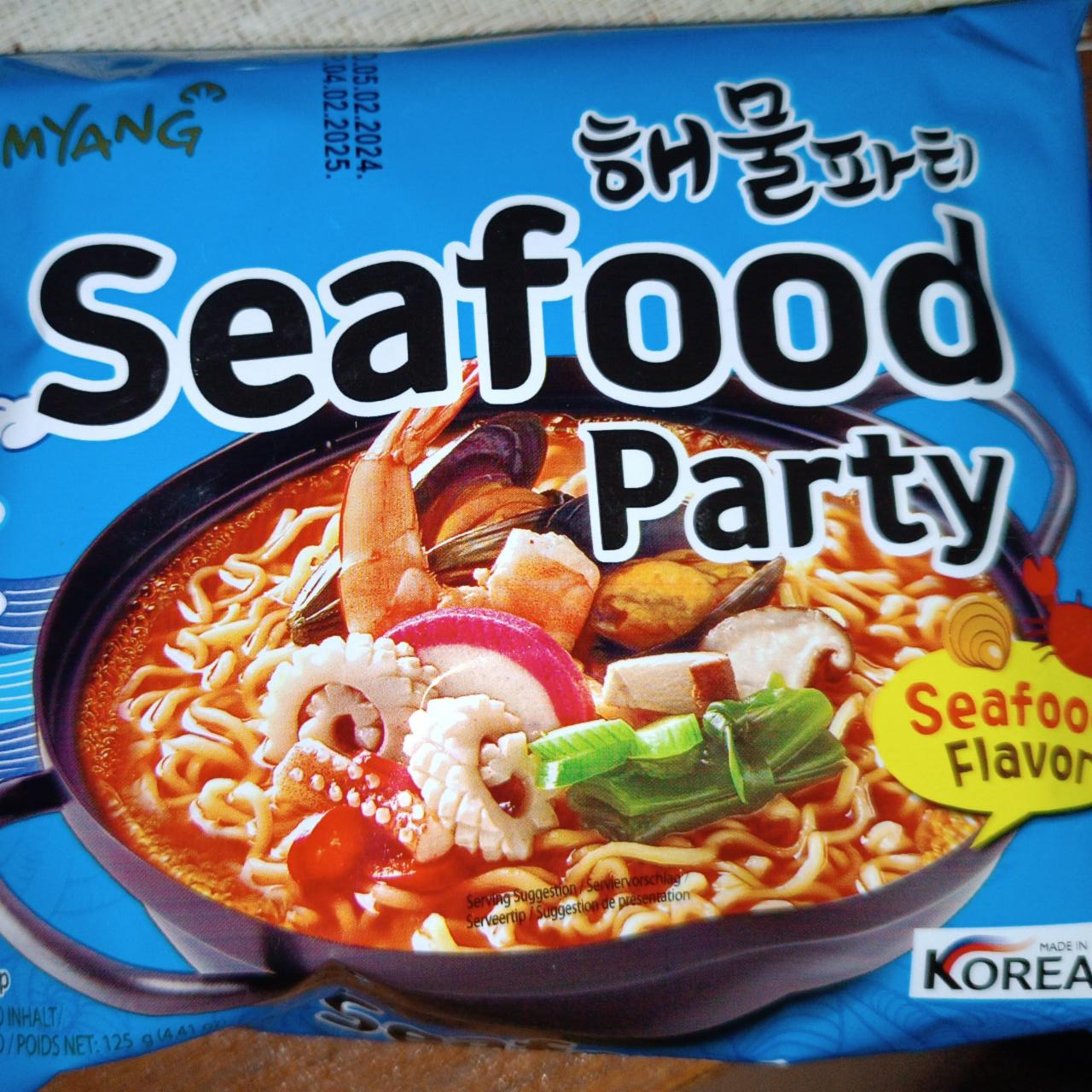 Фото - Noodle soup Seafood party Samyang