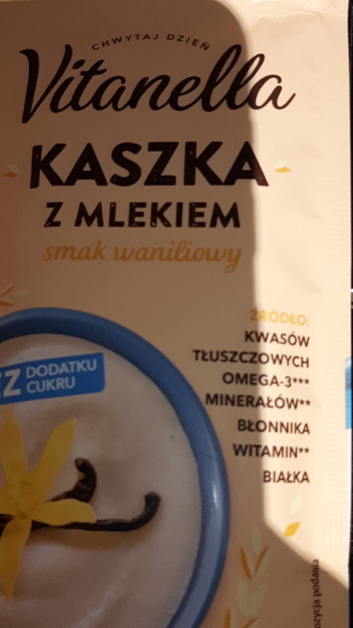 Фото - Kaszka z mlekiem smak waniliowy Vitanella