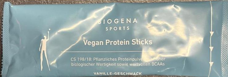 Фото - Vegan protein sticks vanille-geschmack Biogena