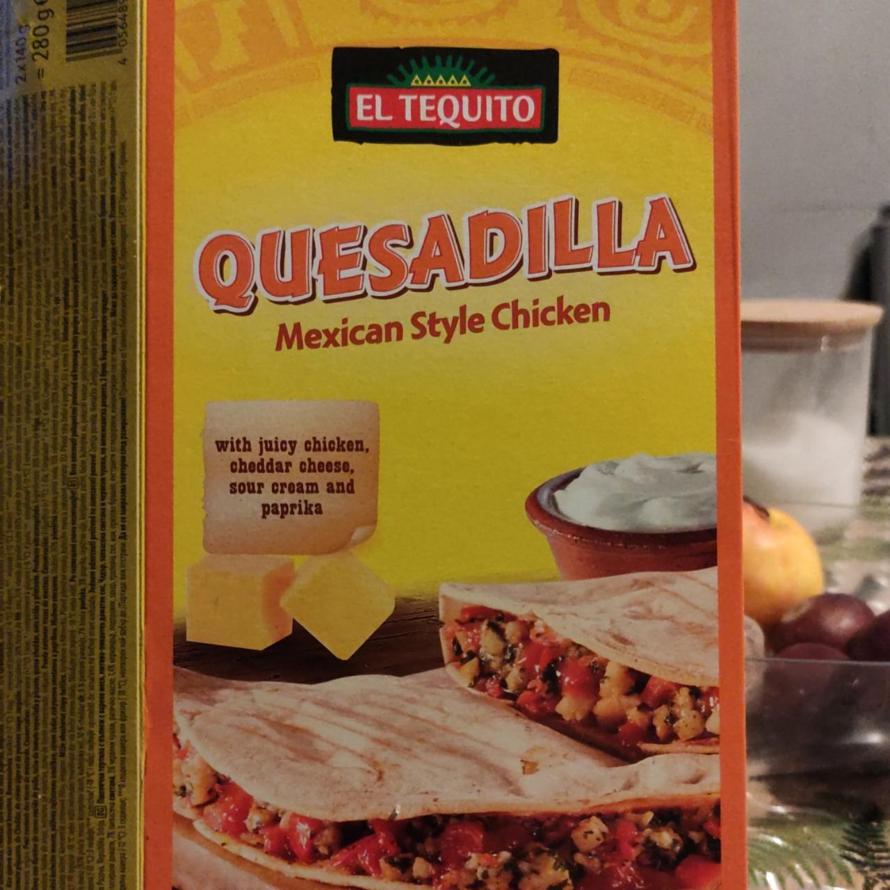 Фото - Mexicam Style Chicken Quesadilla El Tequito