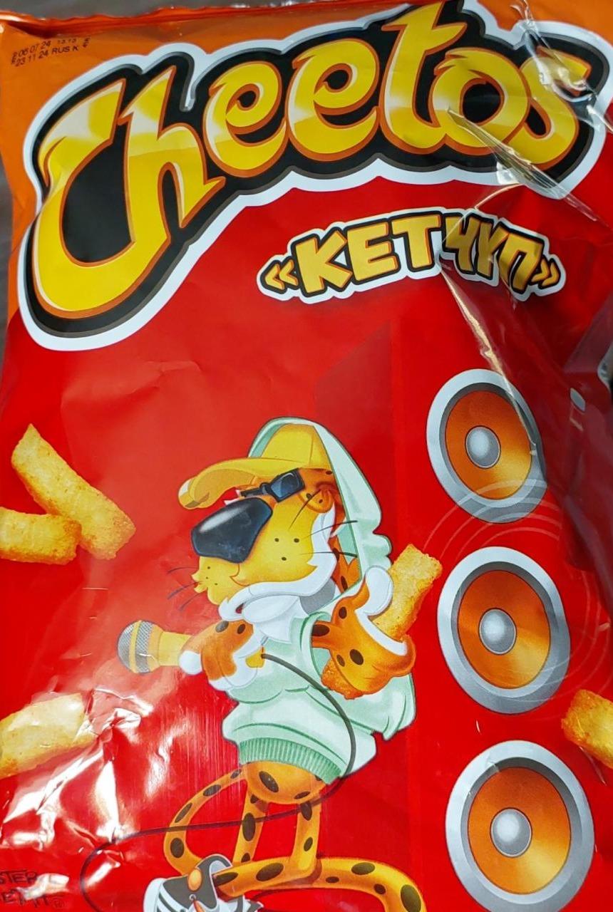 Фото - Кукурузные палочки со вкусом кетчуп Cheetos