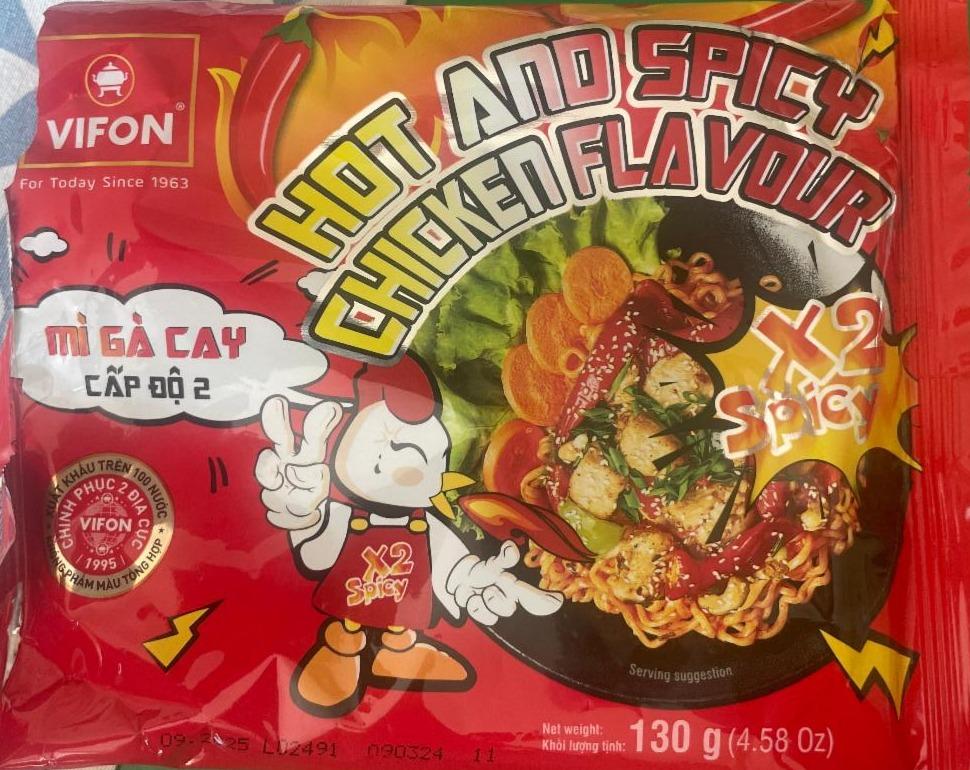 Фото - Hot & Spicy chicken flavour 2x Spicy Vifon