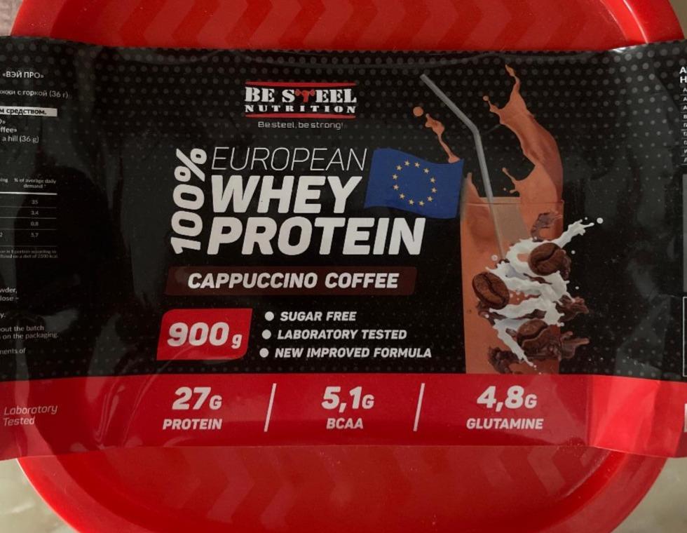 Фото - European whey protein cappuccino coffee Be Steel Nutrition