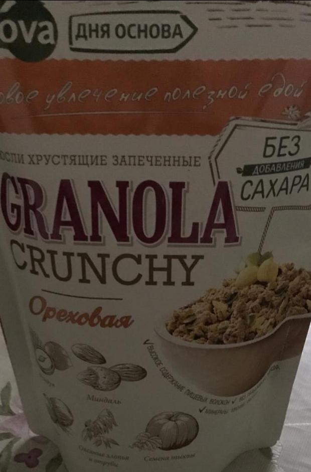 Фото - ореховая GRANOLA crunchy Nova