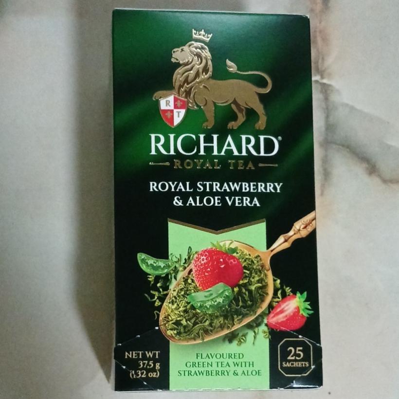 Фото - Чай зелёный strawberry&aloe vera Richard Royal