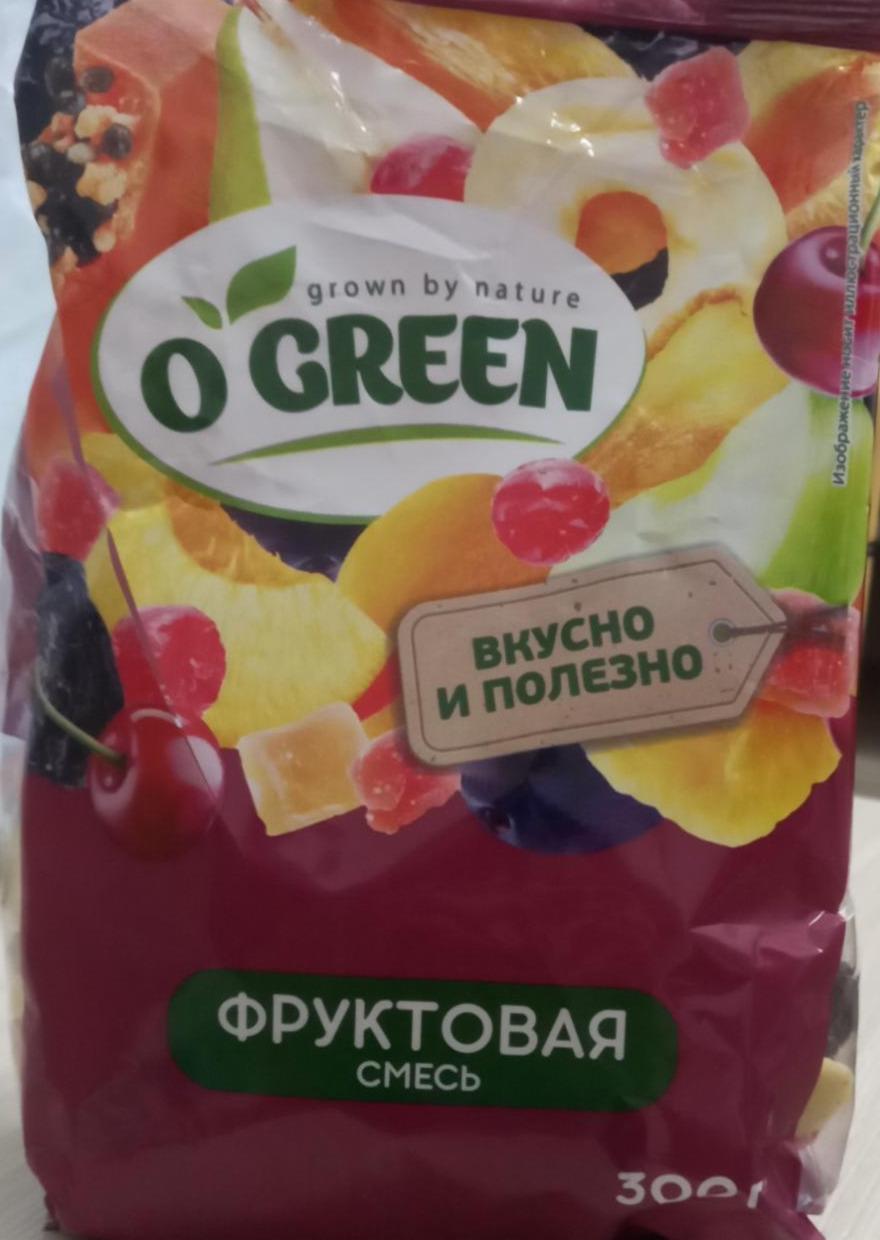 Фото - Смесь из сухофруктов и цукатов Фруктовая O Green