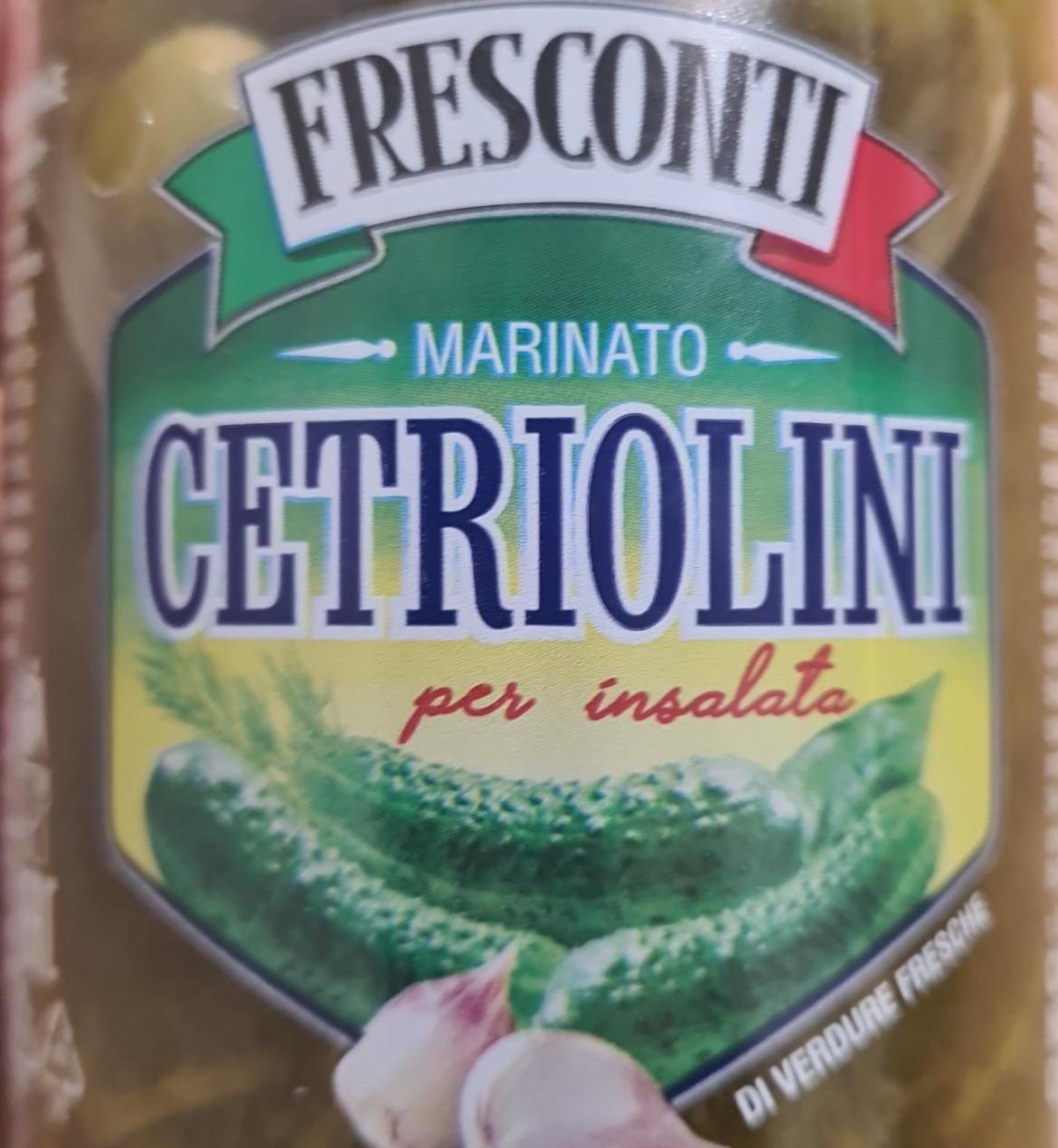 Фото - Marinato cetriolini per insalata Fresconti