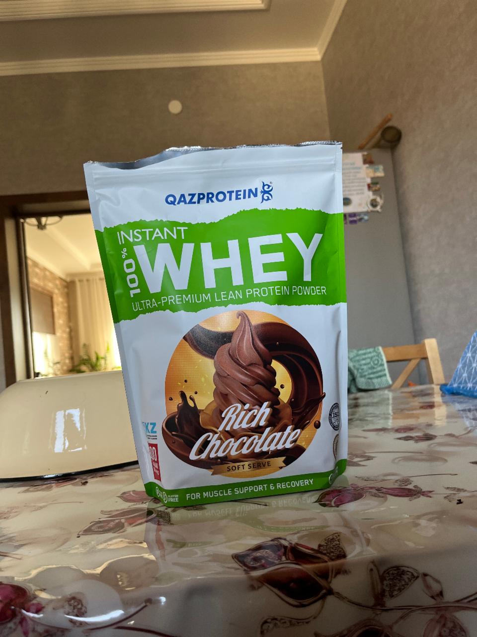 Фото - Instant whey Rich Chocolate Qazprotein