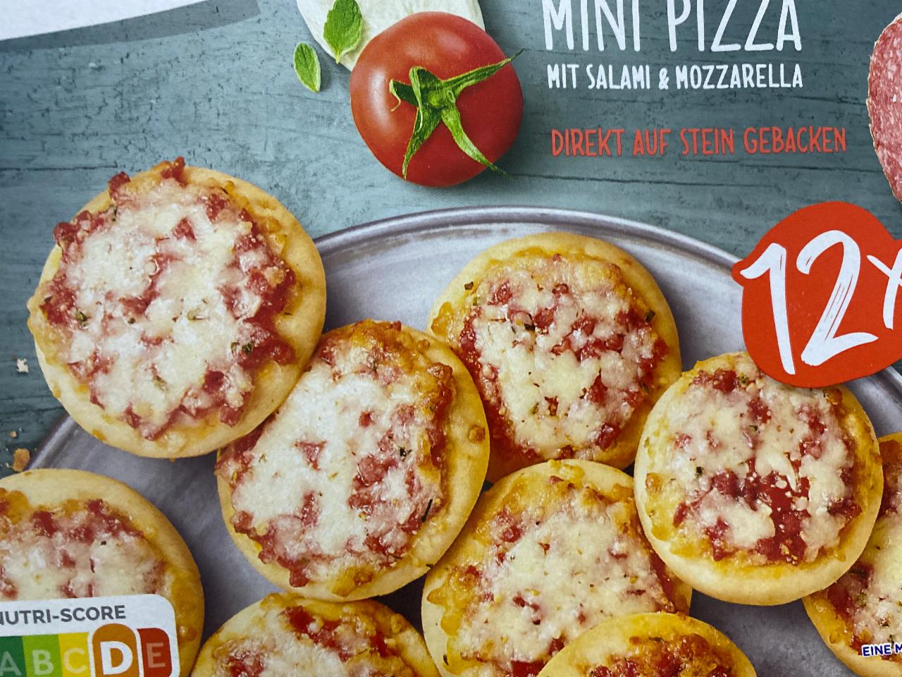 Фото - Mini pizza mit salami & mozarella Ja!