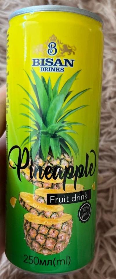 Фото - Напиток безалкогольный соковый негазированный пастеризованный Pineapple Bisan-Drinks