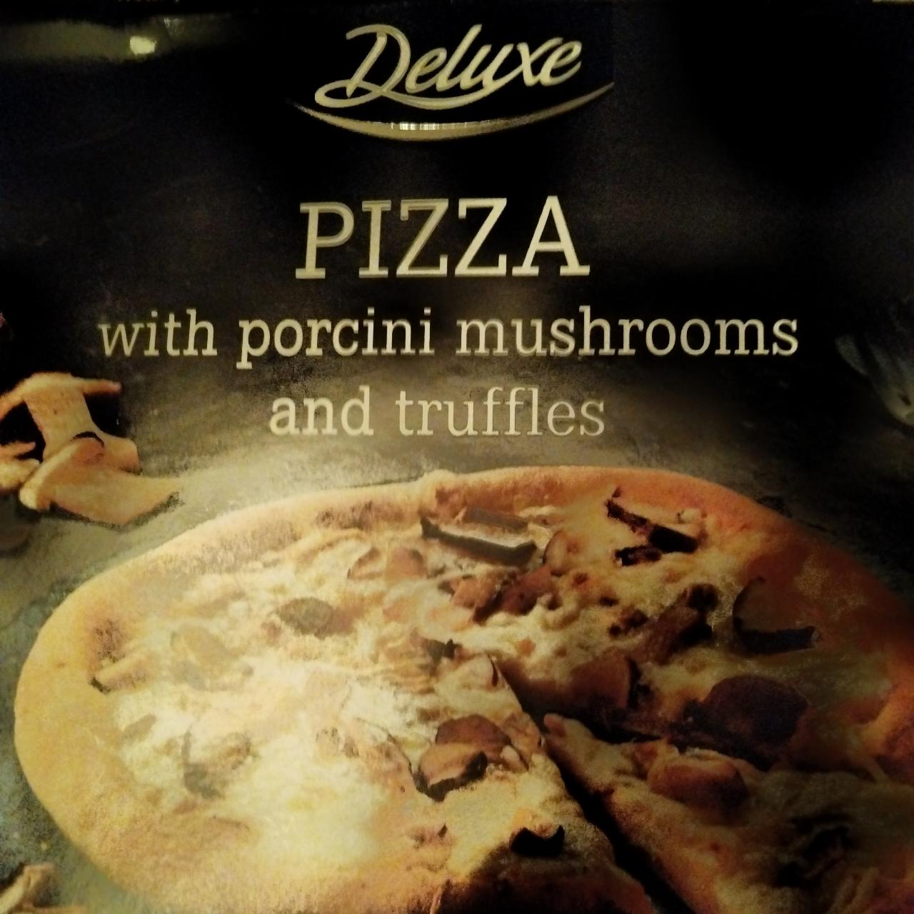 Фото - Pizza with porcini mushrooms and truffles Deluxe