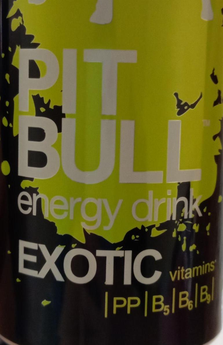 Фото - Energy drink exotic Pit Bull