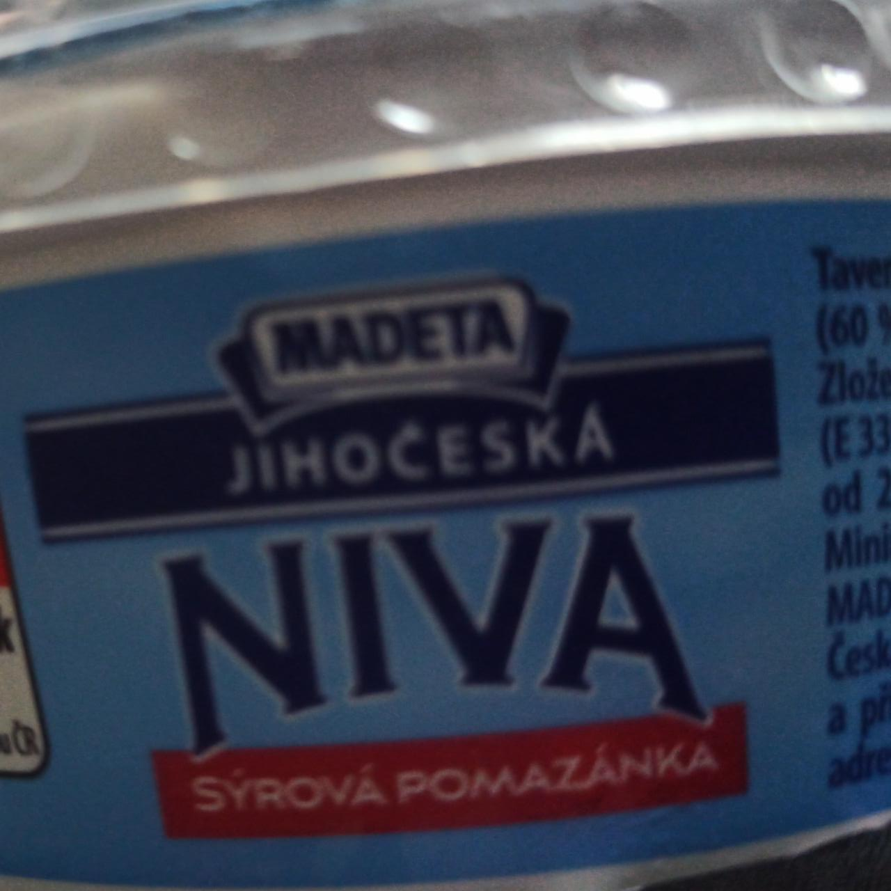 Фото - Сыр плавленый niva blue cheese Madeta