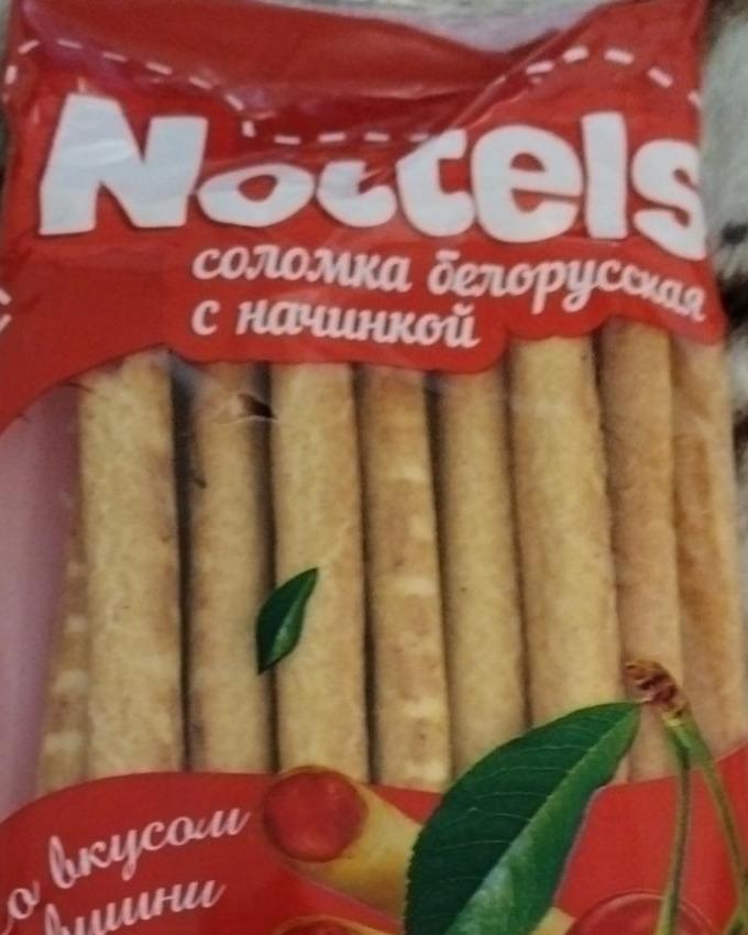 Фото - Nottels соломка с начинкой со вкусом вишни Гроднохлебпром