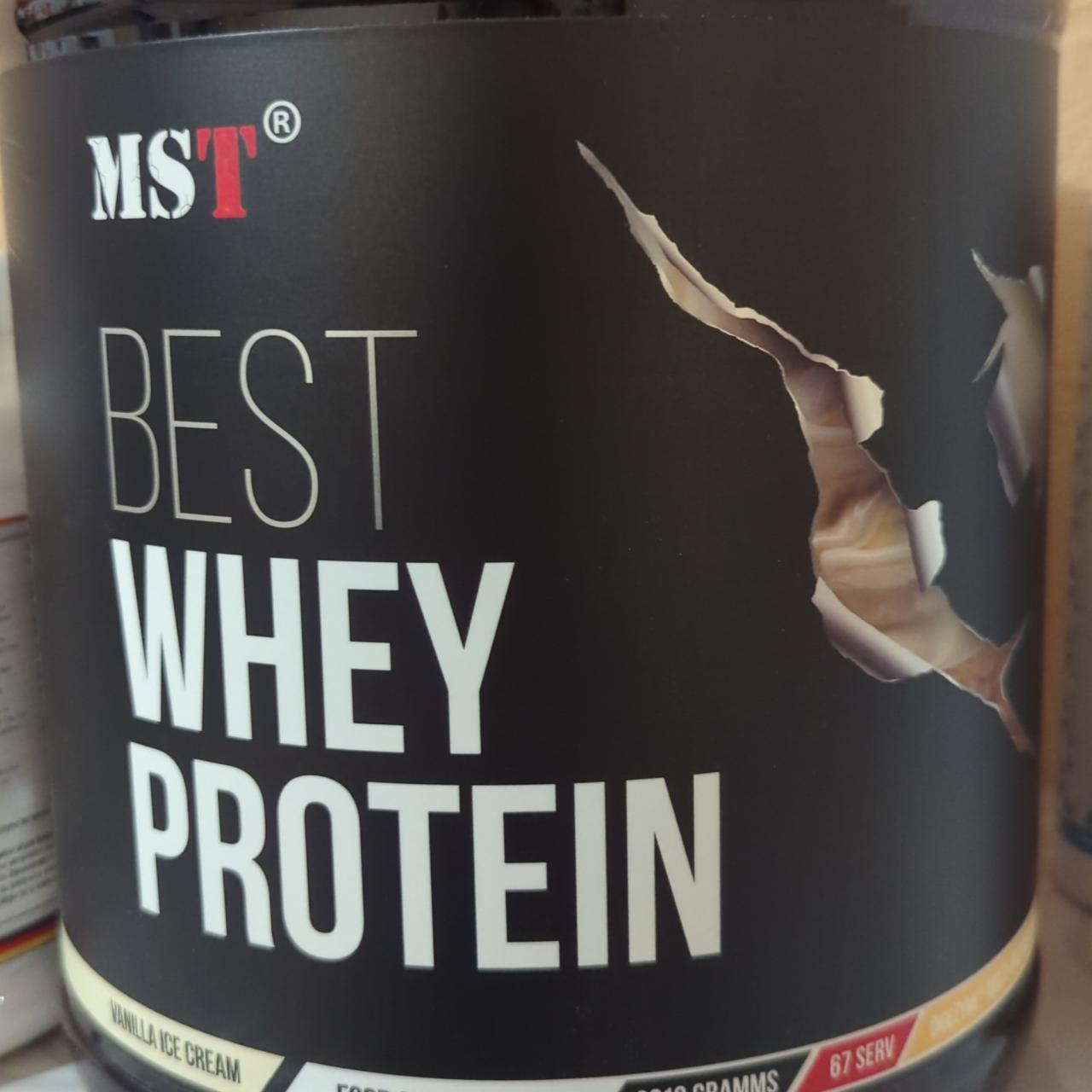 Фото - Best whey protein vanila ice cream MST